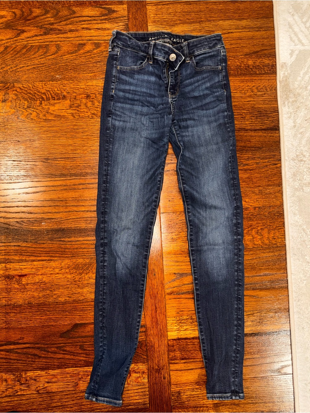 American Eagle Outfitters Indigo Stretch Skinny Jeans